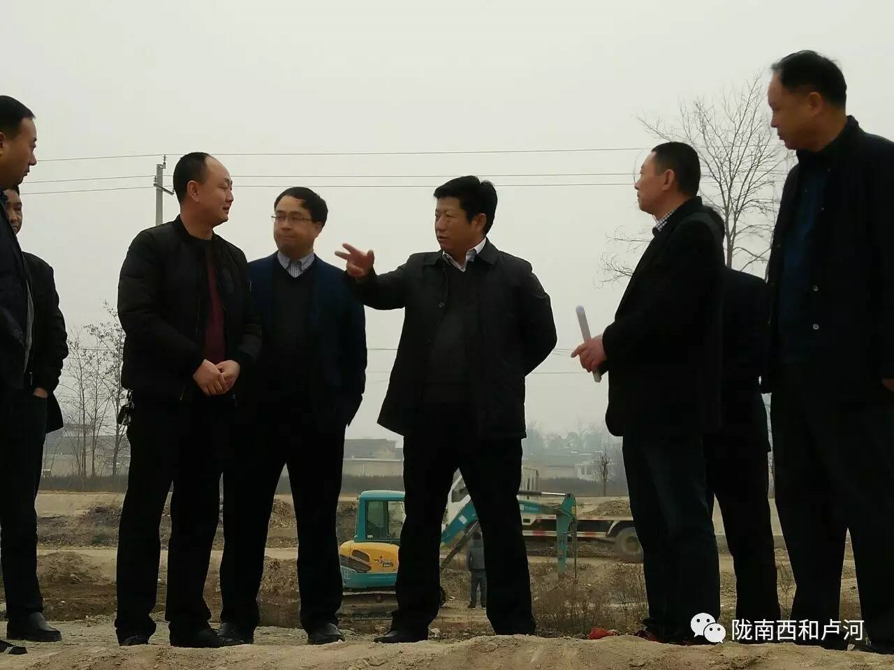 西和县委副书记调研天然气项目选址用地